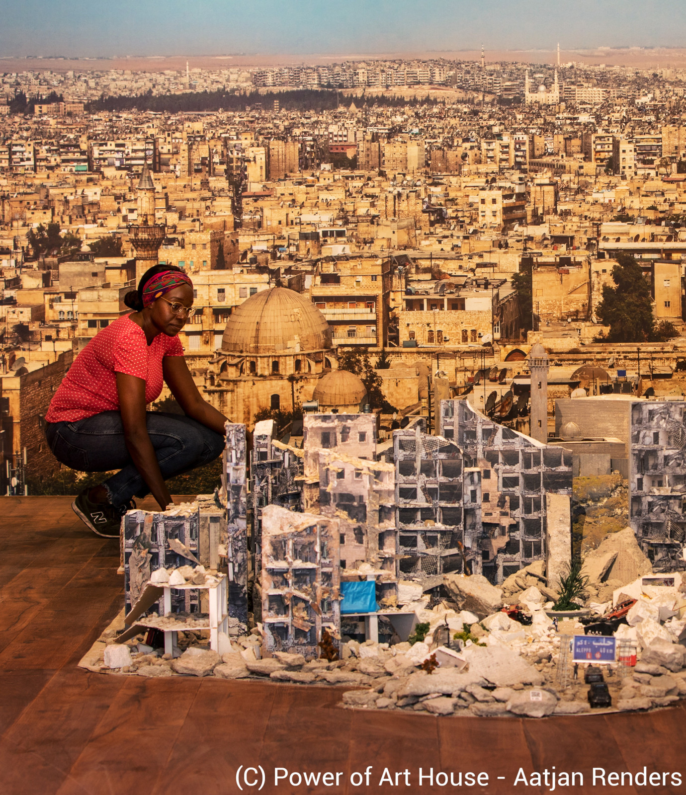 Living Aleppo - the installation 